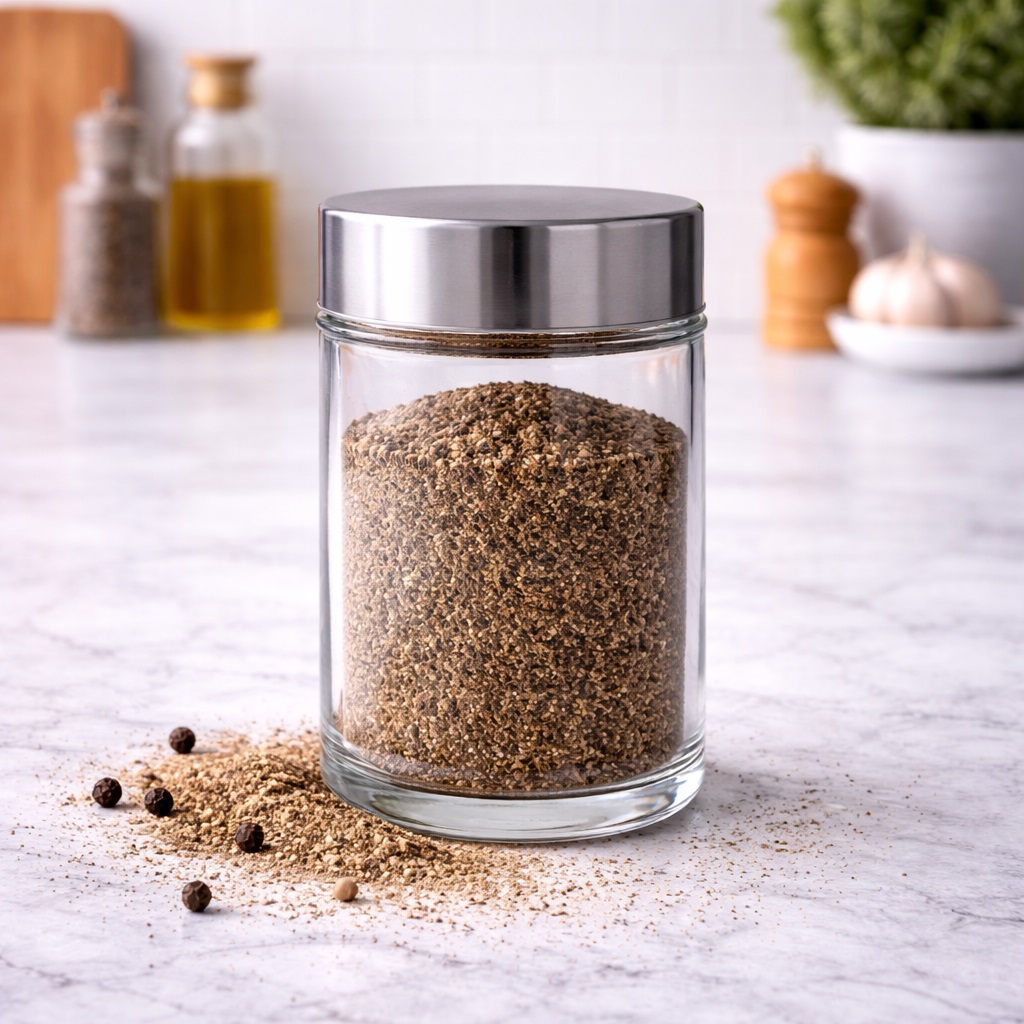 Pieprz czarny mielony w słoiczku